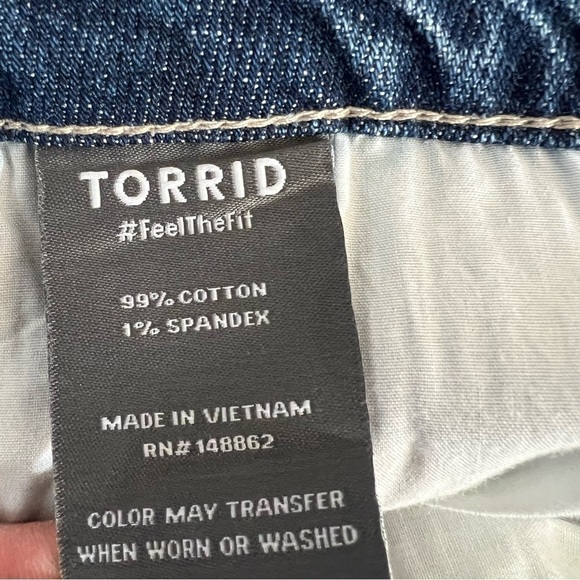 Torrid High rise feel the fit womens Plus jeans size 26R - Picture 7 of 10